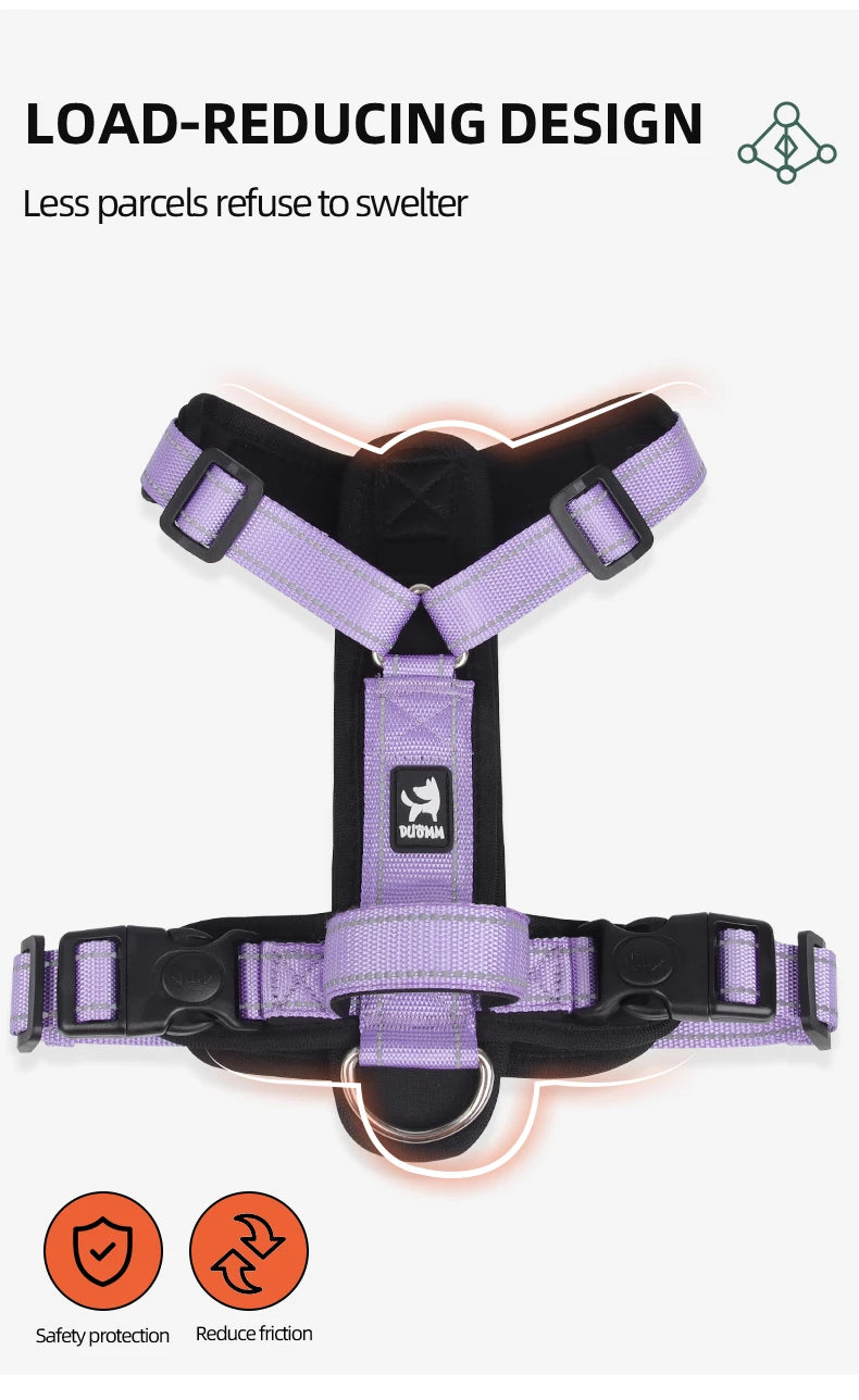 French Bulldog Harness with Handle, Anti-Escape Reflective Vest, Adjustable for Small Medium Dogs Walking