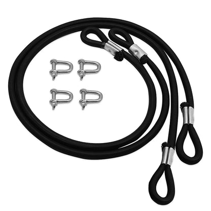 Dog Weight Pulling Harness | Black Adjustable Training Vest & Leash for Medium/Large Working Dogs like Husky