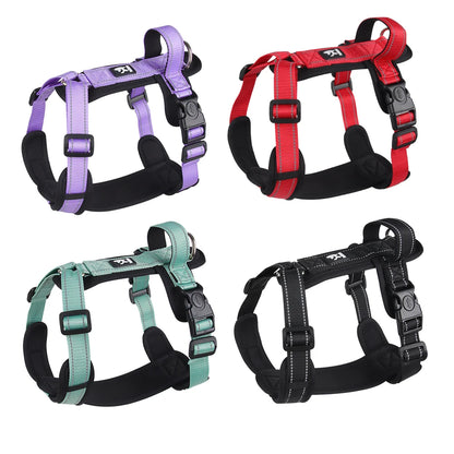 French Bulldog Harness with Handle, Anti-Escape Reflective Vest, Adjustable for Small Medium Dogs Walking