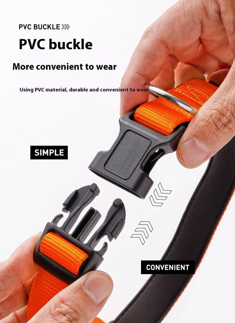 Reflective Padded Dog Collar - Soft Neoprene Heavy Duty