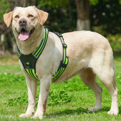 Heavy Duty Dog Harness with Handle. Padded Reflective No Pull Vest for Medium Large Dogs like Pitbull, Shepherd