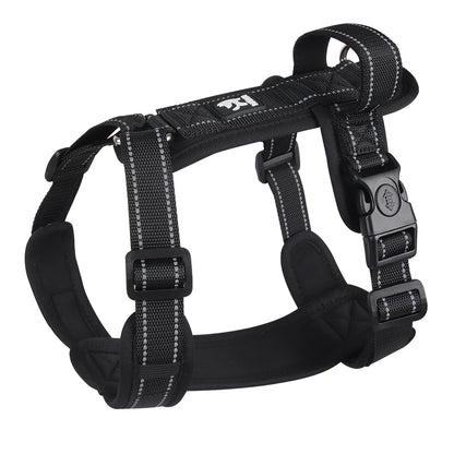 French Bulldog Harness with Handle, Anti-Escape Reflective Vest, Adjustable for Small Medium Dogs Walking