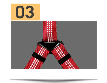 Y Harness for Dogs, Reflective No-Pull Adjustable Dog Harness for Medium & Large Dogs