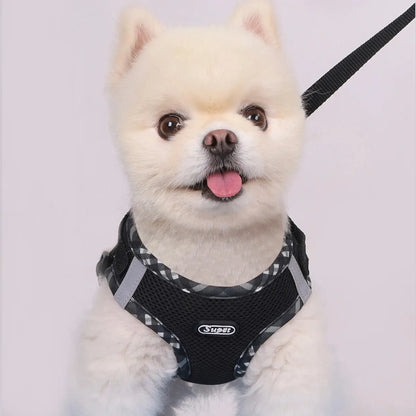 Supet Anti Pull Dog Harness - Adjustable & Easy to Control for Small to Medium Dogs, Heavy Duty Stitching
