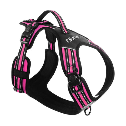 Heavy Duty Dog Harness with Handle. Padded Reflective No Pull Vest for Medium Large Dogs like Pitbull, Shepherd