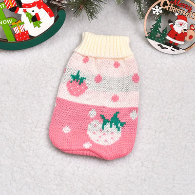 Cute Puppy Sweater for Winter | Soft & Cozy Dog Pullover | Small Dog Clothes | Pet Apparel