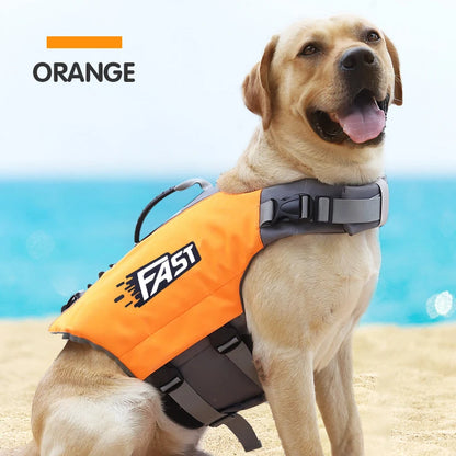 Dog Float Jacket for Swimming & Safety - Adjustable, Reflective Vest for Pool, Beach & Boating Fun