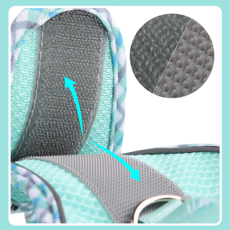 Dog Lead and Harness Set | Reflective Plaid Vest for Small Medium Dogs - Outdoor Walking Accessories for Chihuahua, Pomeranian