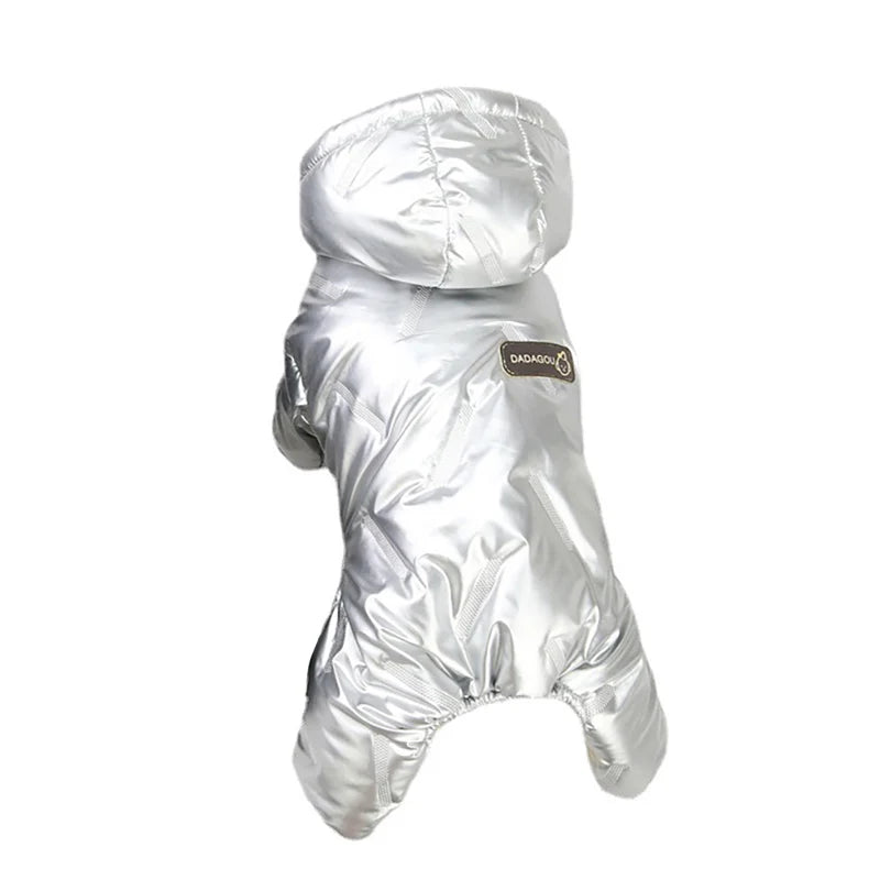 Yorkie Dog Clothes Warm Fleece Winter Jumpsuit, Waterproof Coat for Small Dogs, Poodle, Shih Tzu & Chihuahua Apparel