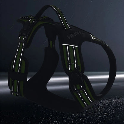 Heavy Duty Dog Harness with Handle. Padded Reflective No Pull Vest for Medium Large Dogs like Pitbull, Shepherd