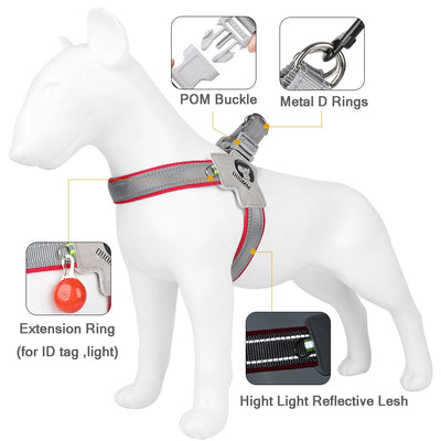 Y Shaped Dog Harness: Best for Small Breeds, Puppies & Senior Dogs - Breathable Mesh