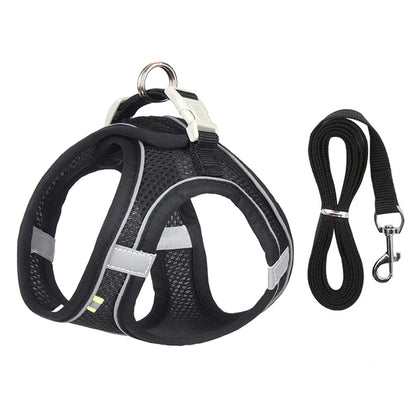 Dog Harness for Small Dogs, Adjustable Reflective Puppy Vest for French Bulldog, Chihuahua & Pug