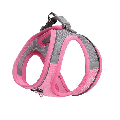 French Bulldog Harness for Small Dogs & Puppies - Adjustable, No-Pull & Reflective Vest with Leash Set