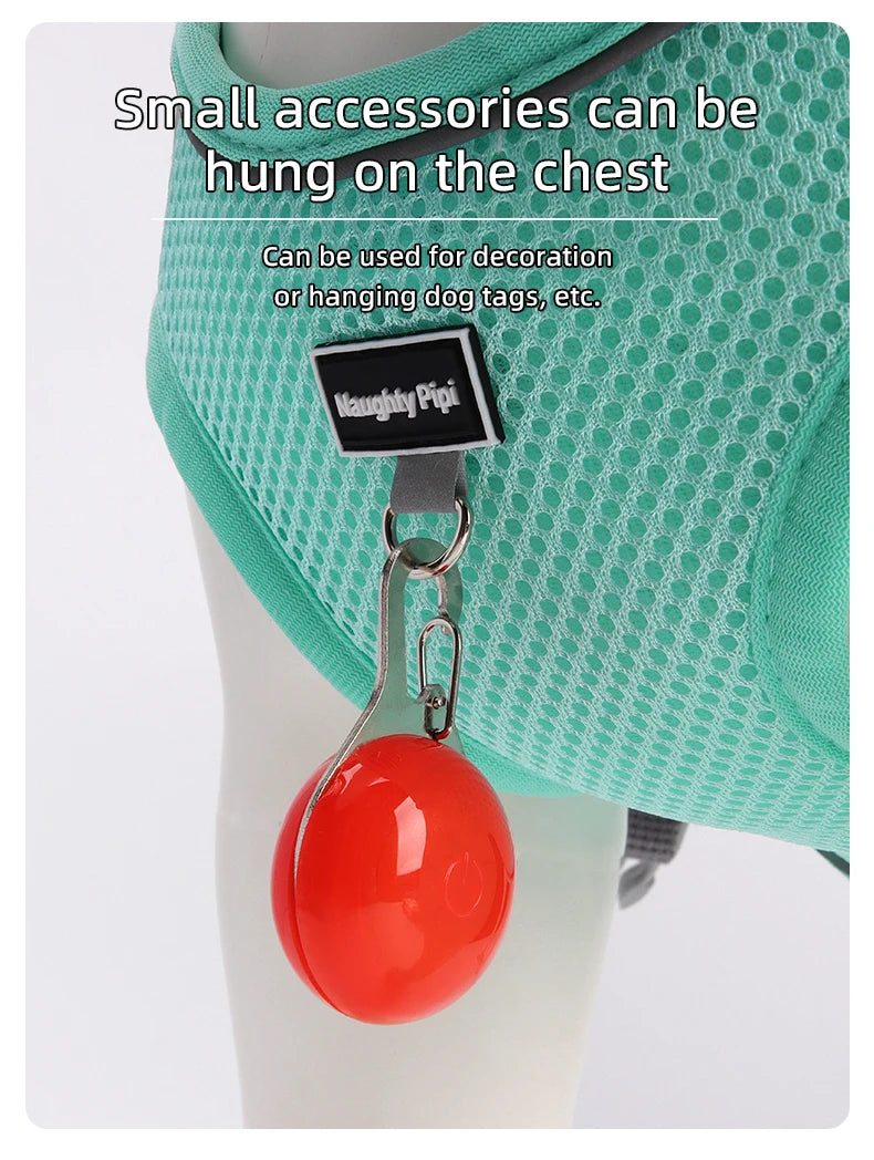 French Bulldog Harness for Small Dogs & Puppies - Adjustable, No-Pull & Reflective Vest with Leash Set