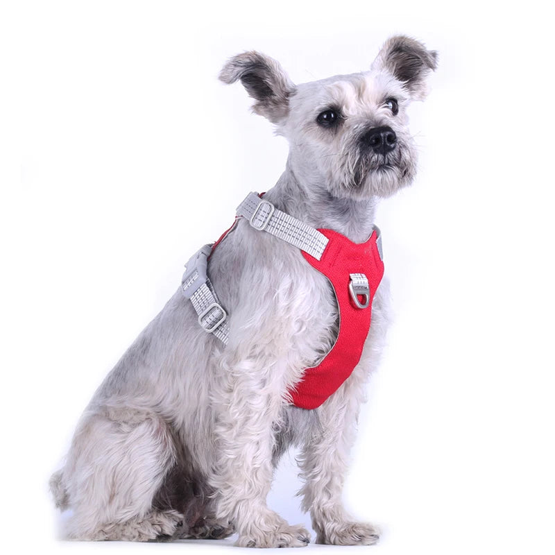Anti Pull Dog Harness Vest Reflective for Large Dogs - Heavy Duty Oxford, No-Choke, Adjustable for Husky Labrador Training