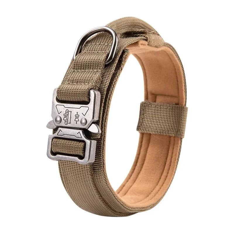 Tactical Dog Collar Heavy Duty Nylon with Control Handle