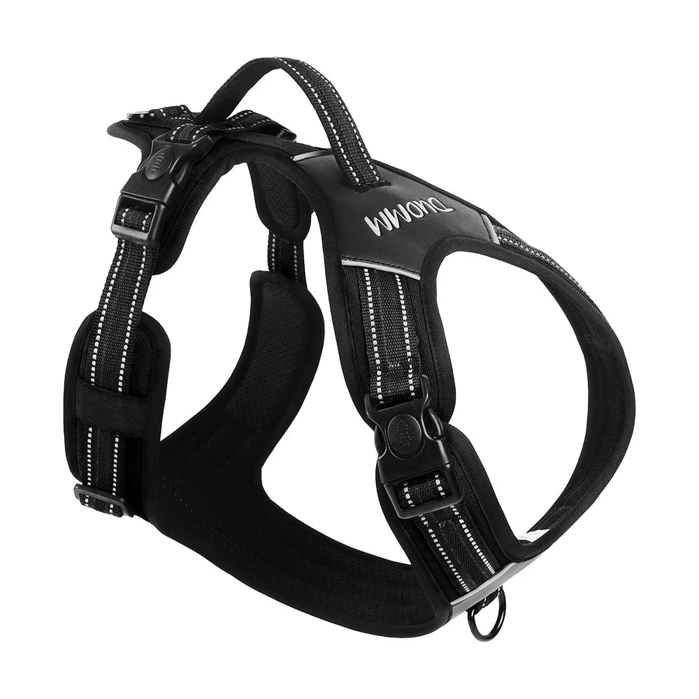 Heavy Duty Dog Harness with Handle. Padded Reflective No Pull Vest for Medium Large Dogs like Pitbull, Shepherd