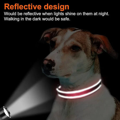 Reflective Padded Dog Collar - Soft Neoprene Heavy Duty
