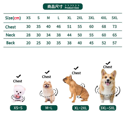 Dog Sweaters for Chihuahuas Warm College Style Pet Vest Clothes for Small Medium Dogs & Puppies