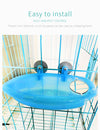Pet Bird Bath Cage Parrot Bathtub With Mirror Bird Cage Accessories  Shower Box Small Parrot Cage Pet Toys Birds Accessories