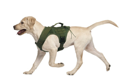 Military Dog Harness Tactical Dog Vest Harness Military K9 Dog Training Heavy-Duty Nylon