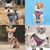 Reflective Dog Harness Vest Printed French Bulldog Harness Puppy Small Medium Dogs