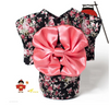 Petalk Japan Style flower cat clothes kimono with Big bowknot Dress up