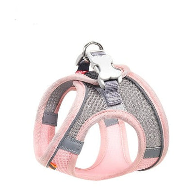 Adjustable Puppy Harness Clothes Vest Chest Collars Rope Small Dogs Reflective Breathable Adjustable