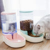 3.8L Dog feeder bowl cat drinking automatic pet Food dispenser bottle