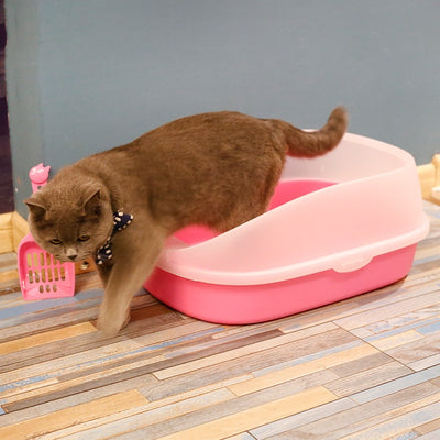 Toilet Cat Litter Box Cat Tray Teddy Anti-Splash Toilette  with cat litter shovel Cat Indoor Home Sandbox