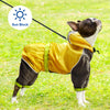 Dog Raincoat Labrador Golden-Retriever Waterproof Jacket Reflective for Big Pet-Costume