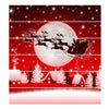 Stickers Snowman Stairway Christmas-Floor Home-Decoration Santa-Claus Waterproof Wall