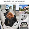 Pet Carrier Cat Backpack Messenger Carrier Car Seat Basket Cat Booster Seat Soft Pet Travel Protector