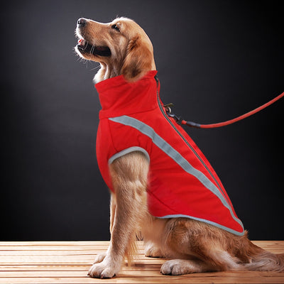 Vest Jacket Coat Waterproof Winter Pets Bulldog Dogs Large Medium Big for Ropa Perro