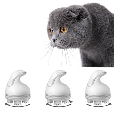 Pet Intelligent Charging 3D Head Massager Cats Automatic