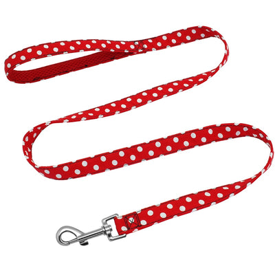 Leash Lead Walking-Dog Outdoor Running Rope-Belt Puppy Dogs Small Medium Pet for Cats-Polka-Dot