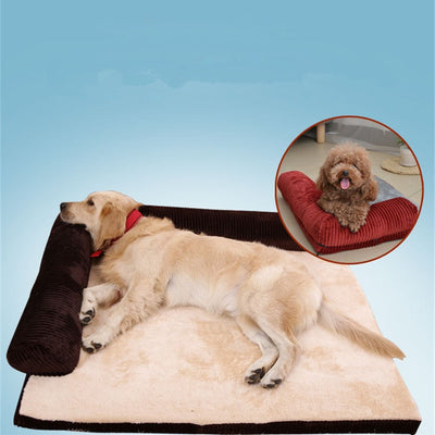 Pet-Cushion Pillow Puppy-Mat Teddy Kennel Nest Sofa Dog Dog-Bed Washable Large Luxury