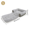 Pet-Bed Kennel Puppy-Sofa Dog-Cushion Large Doggy-Mats Warm Soft 3-Ways-Useages