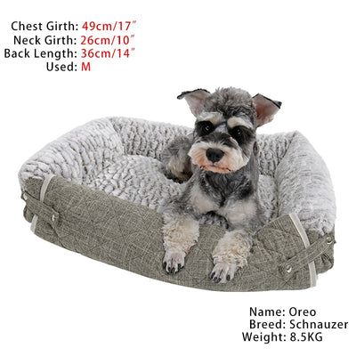 Pet-Bed Kennel Puppy-Sofa Dog-Cushion Large Doggy-Mats Warm Soft 3-Ways-Useages