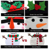 Ourwarm Christmas-Sticker Snowman Felt New-Year Child-Toys Xmas DIY Wall-Hanging Kids