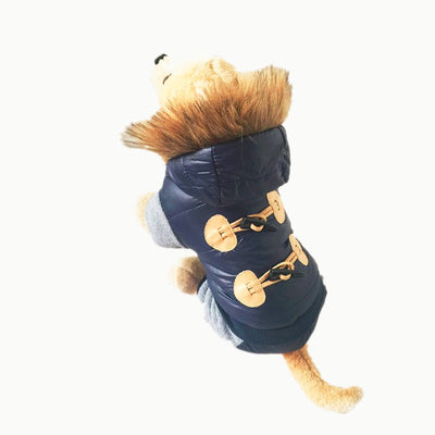Jumpsuit Pet-Coat Thickening Winter Dogs Warm for Jacket Hooded New