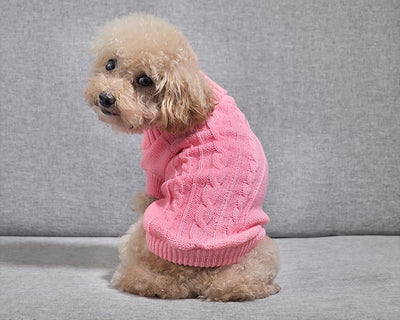 Clothing Shirt Sweater Puppy Cat Winter Pullover Pug-Coat Knitted Warm Autumn Jumper