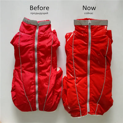 Jumpsuit Pet Dog-Down-Jacket Reflective Small Waterproof Warm GLORIOUS Chihuahua Winter