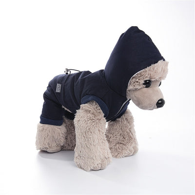 Dog Clothes Winter Warm Pet Dog Jacket Coat Puppy Chihuahua Clothing Hoodies For Small Medium Dogs Puppy Yorkshire Outfit S-XXL