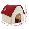 Puppy-Kennel Blanket Dog-House Red/green Dog-Bed Pet-Cat-Dog Soft