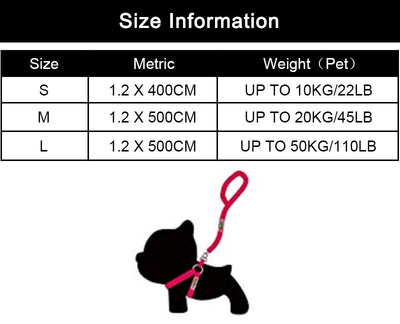 Big Dog Leash Dog-Leads Reflective Retractable Mysudui Automatic Nylon 5M for Large 4M