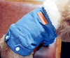 Costume Coat Jeans Pet-Clothing Dog-Jacket Puppy Poodle-Bichon Chihuahua Winter Denim