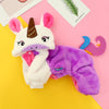Jumpsuit Overalls Unicorn Teddy Rainbow Dogs Chihuahua for Small Medium Cat Soft Coral