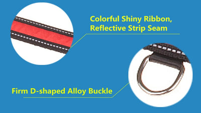 Light Dog-Collar Flashing Nylon Night-Safety Rechargeable Glow LED Solar-Usb
