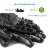 1 Pair Pet Grooming Gloves Dog Hair Cleaning Brush Comb Rubber Five Fingers Deshedding